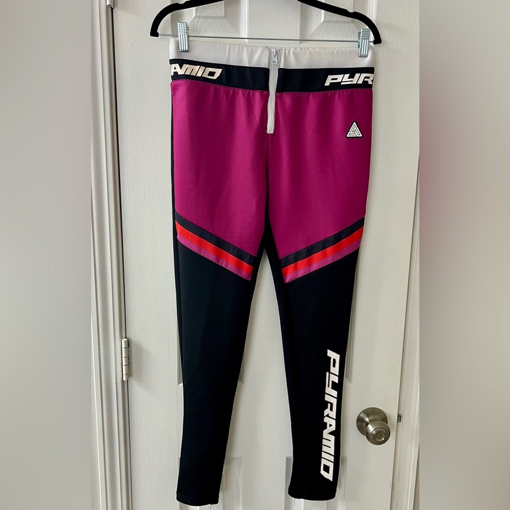 Black Pyramid Woman’s Magenta and Black Joggers